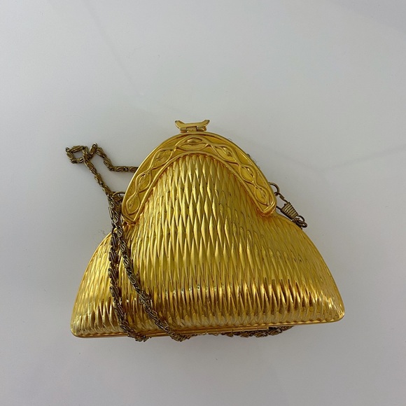 Small vintage gold clasp purse - Picture 4 of 4